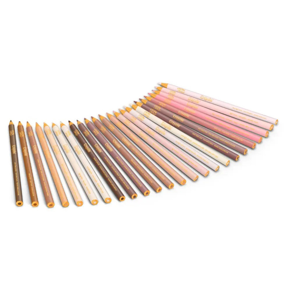 Набор цветных карандашей Colours of the World Crayola 68-4607, 24 шт
