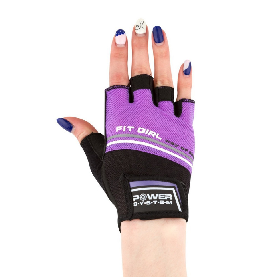 Рукавички для фітнесу Fit Girl Evo Power System PS_2920_S_Purple, S