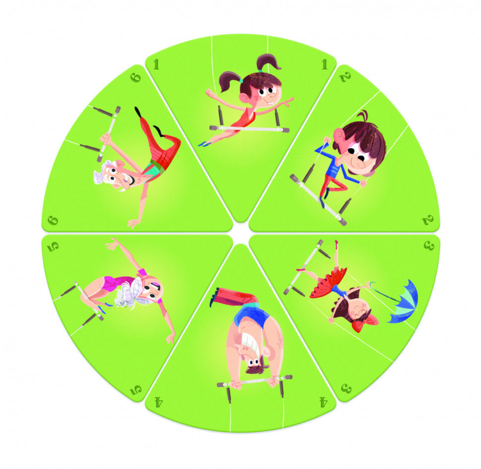 Настольная игра Janod Happy Families Цирк J02755