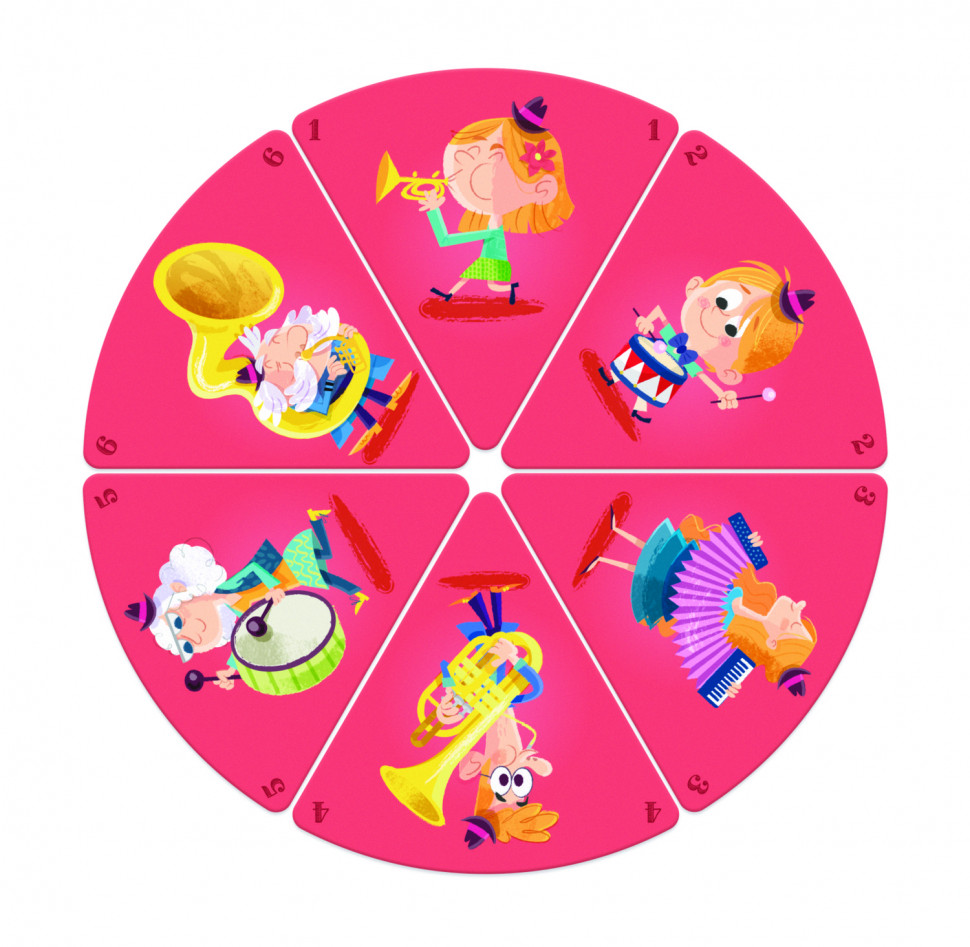 Настольная игра Janod Happy Families Цирк J02755