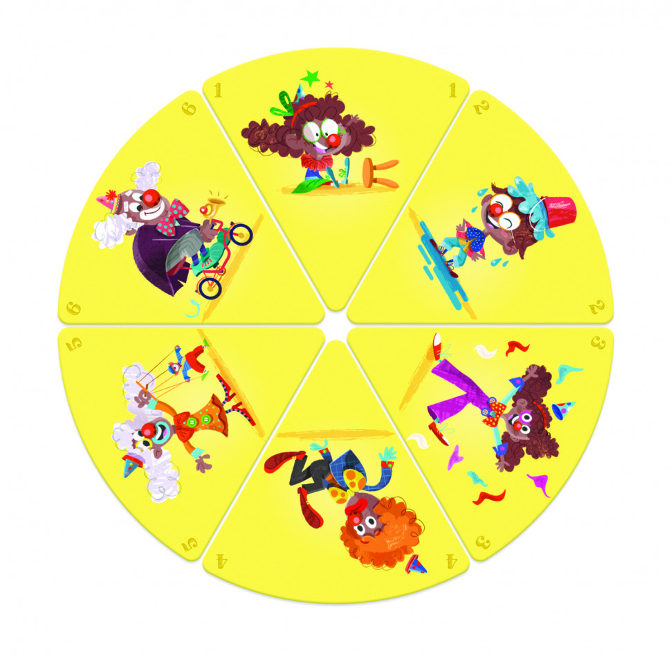 Настольная игра Janod Happy Families Цирк J02755