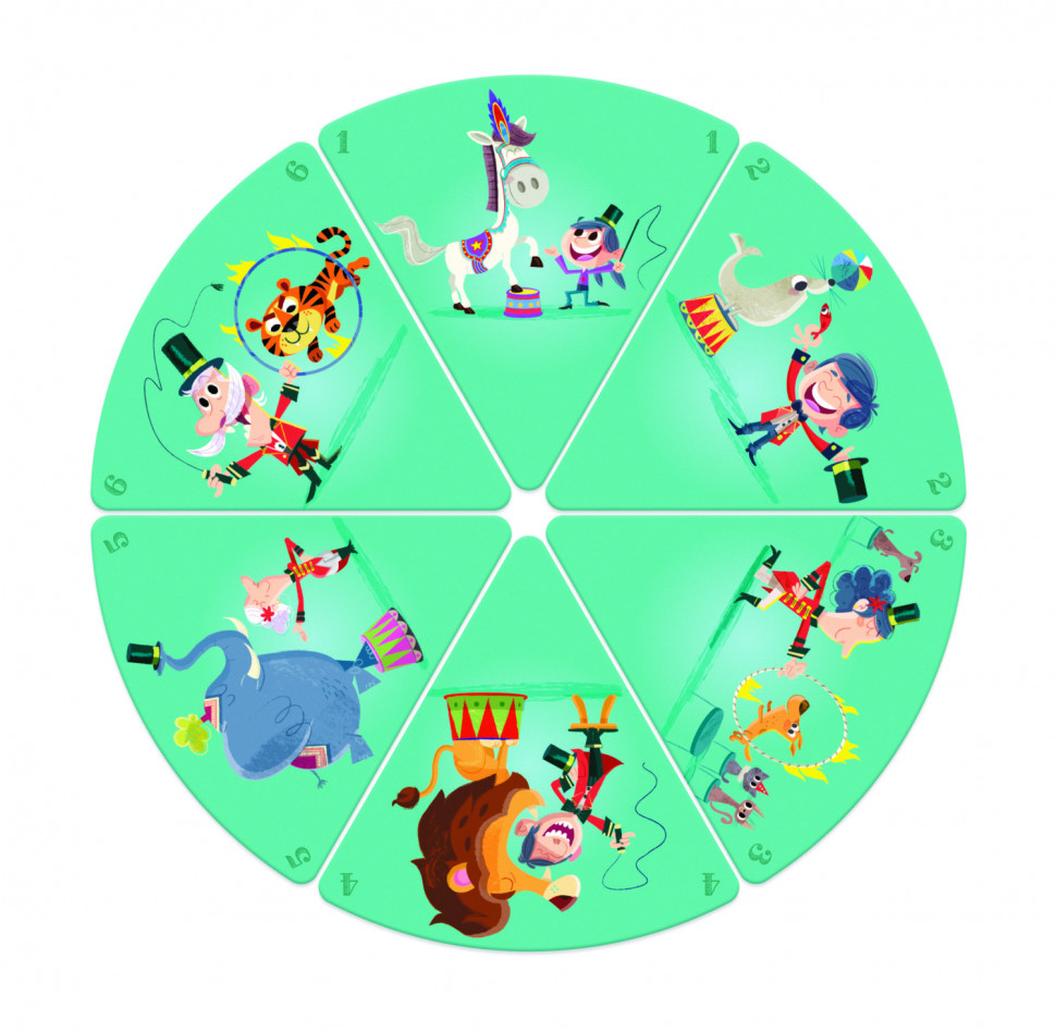 Настольная игра Janod Happy Families Цирк J02755