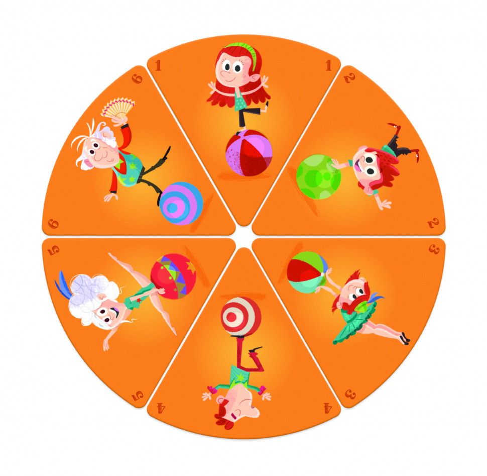 Настольная игра Janod Happy Families Цирк J02755