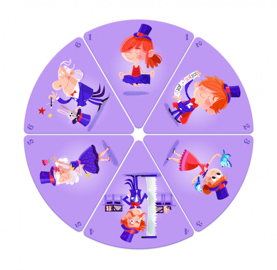 Настольная игра Janod Happy Families Цирк J02755
