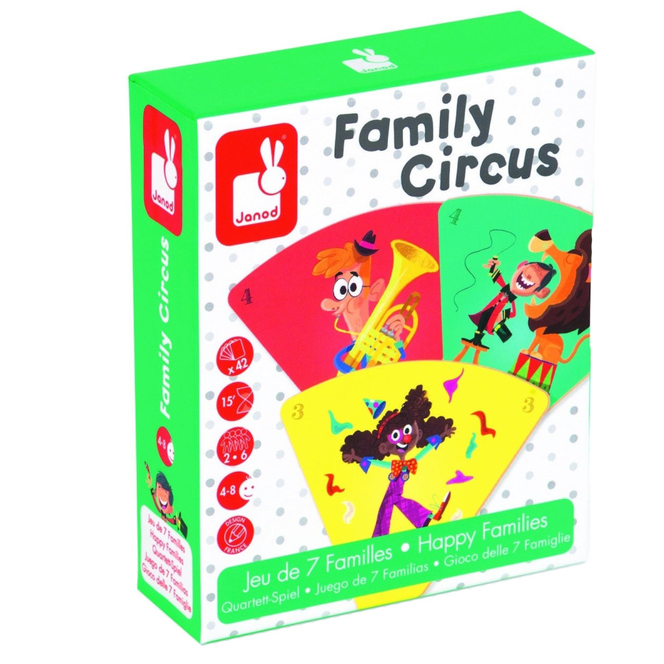 Настольная игра Janod Happy Families Цирк J02755