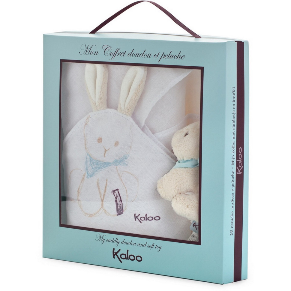 Подарочный набор Kaloo Les Amis Одеялко с игрушкой Кролик K962996