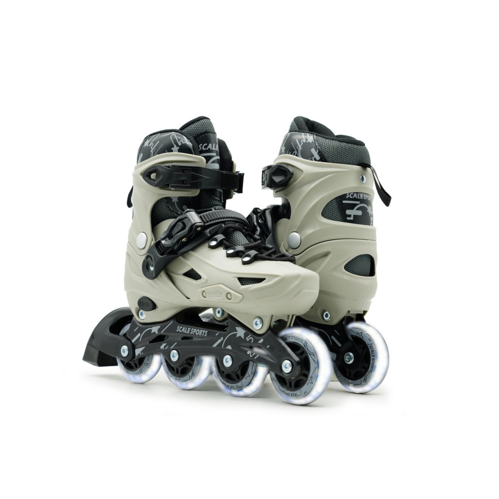 Детские раздвижные ролики LF 605 Scale Sports 218788849 Gray, размер 29-33