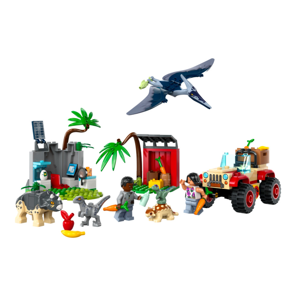 Конструктор LEGO Jurassic World Центр спасения малышей динозавров 76963, 139 деталей