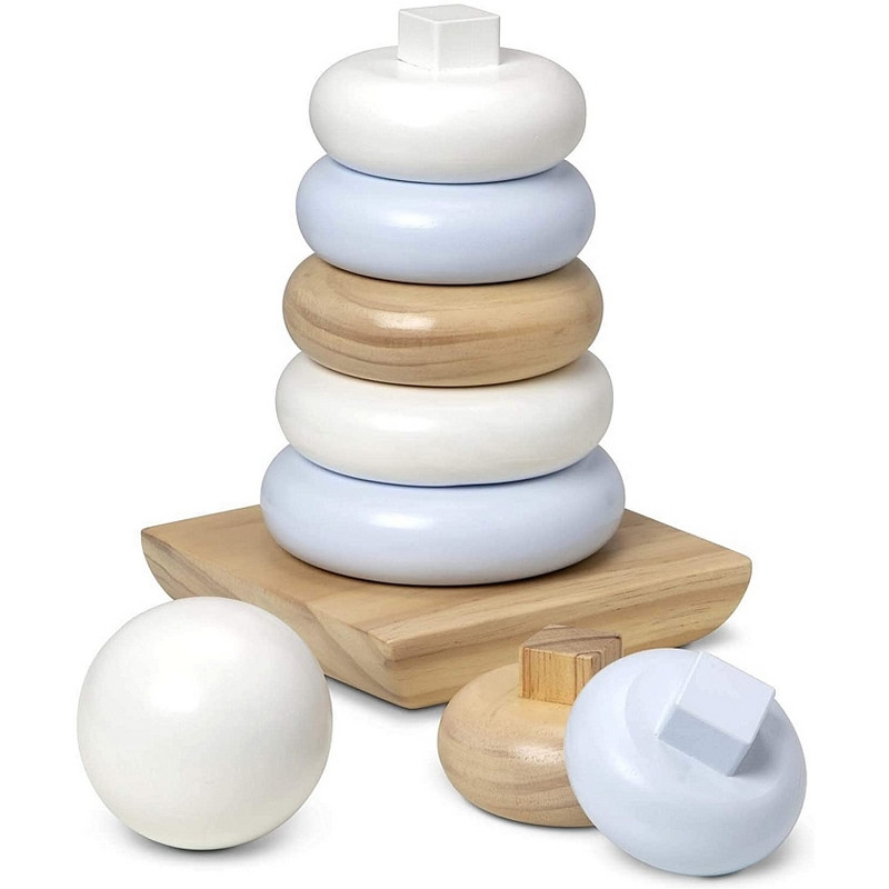 Большая детская пирамидка Melissa&Doug MD30540 деревянная, 40 см