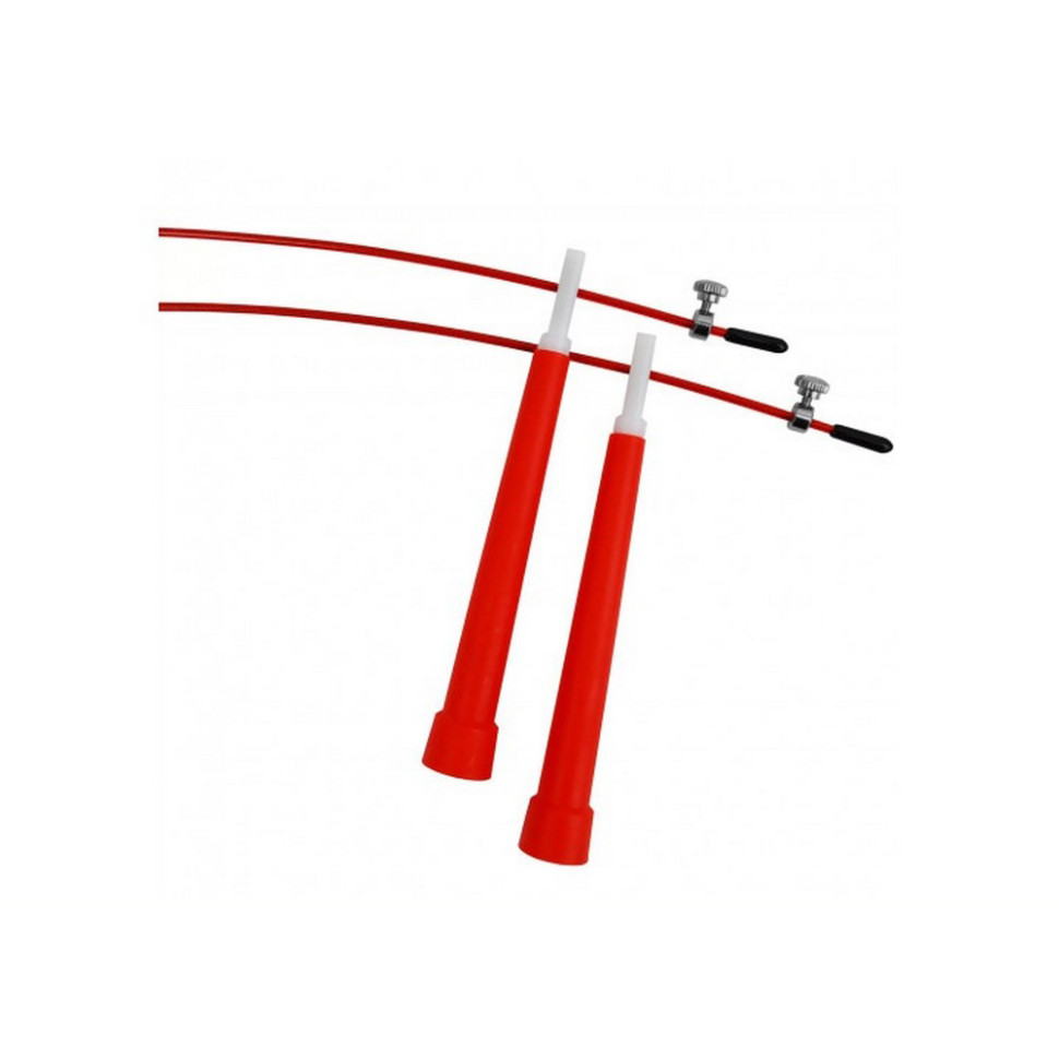 Швидкісна скакалка Speed Cable Rope EasyFit EF-1423-R 3 м, зі сталевим тросом, червона