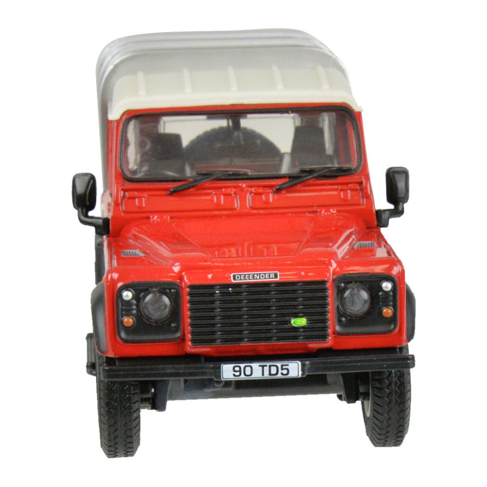 Автомодель Land Rover Defender 90 Britains 42732B червоний, масштаб 1:32