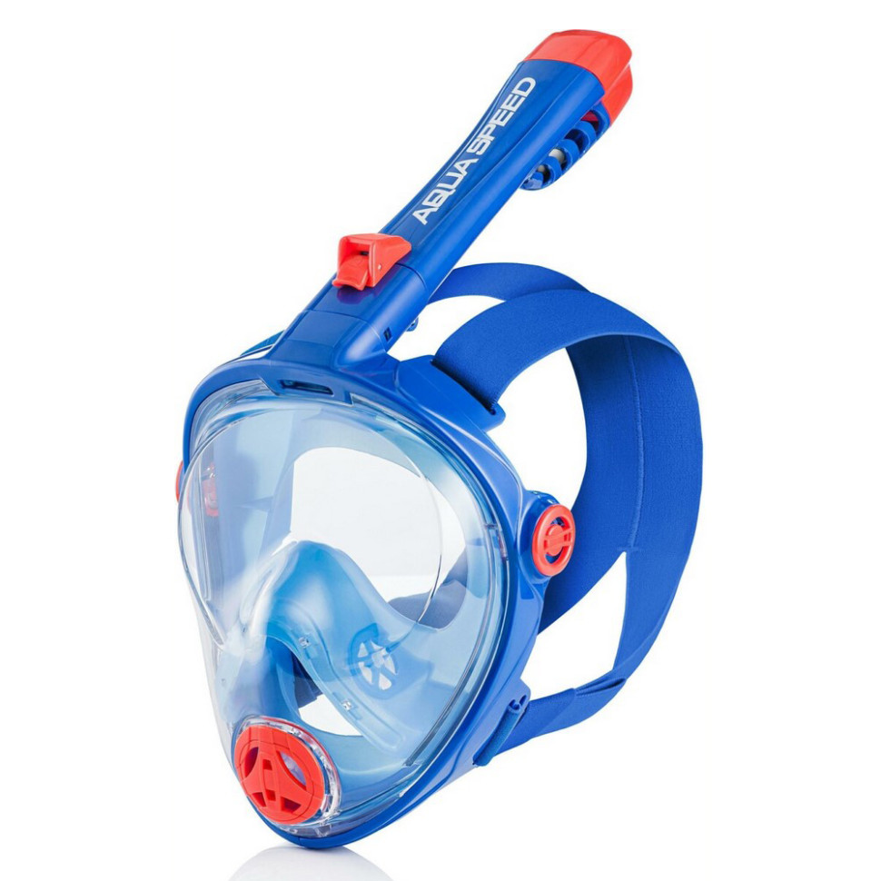 Полнолицевая маска детские SPECTRA 2.0 Aqua Speed 248-01 синий, оранжевый, S