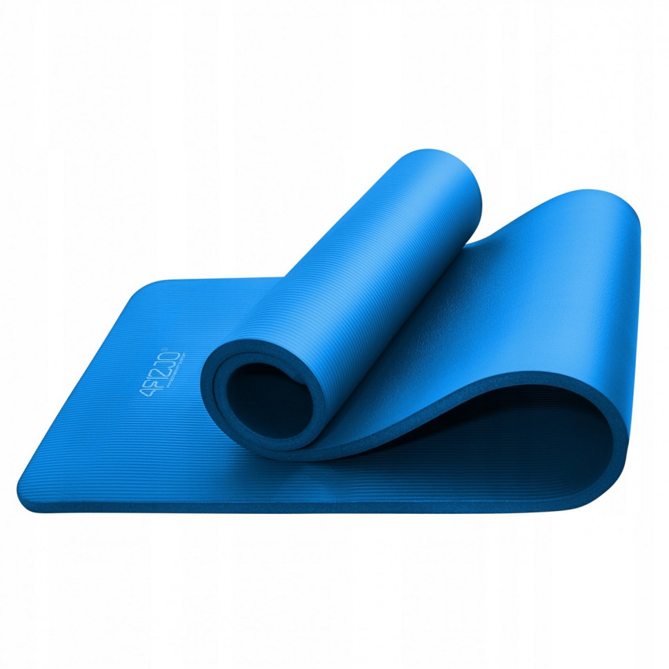 Коврик для йоги и фитнеса 4FIZJO 4FJ0014 NBR 180 x 60 x 1 см, Blue