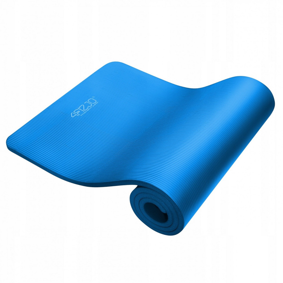 Коврик для йоги и фитнеса 4FIZJO 4FJ0014 NBR 180 x 60 x 1 см, Blue