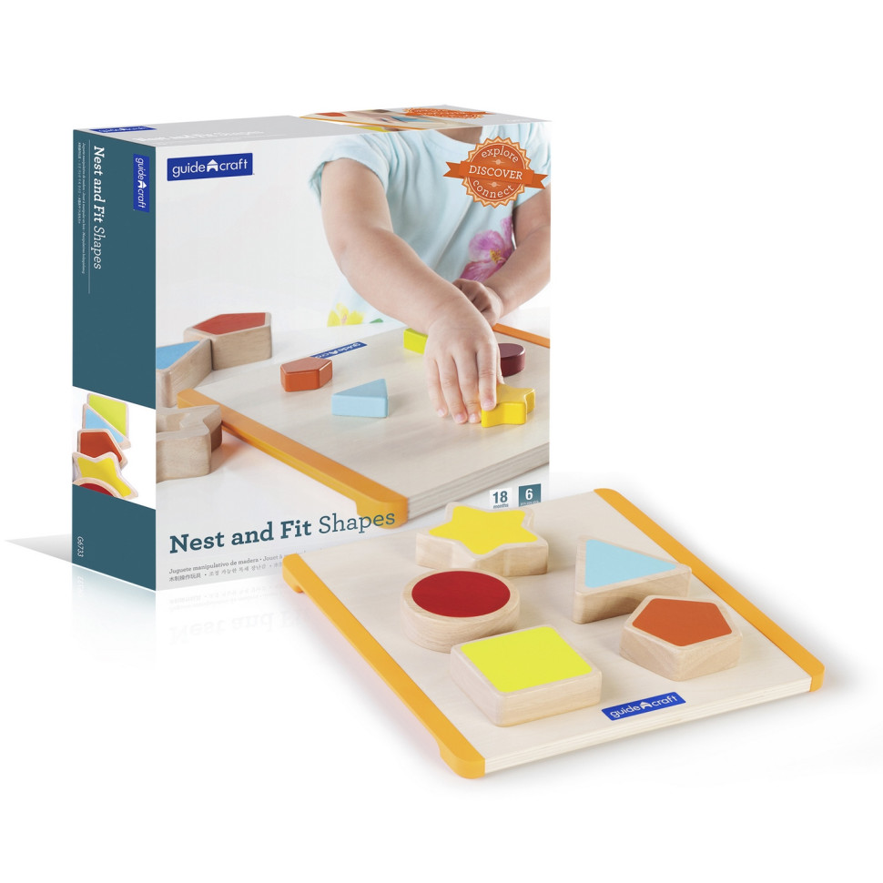 Рамка-вкладиш Manipulatives Фігури Guidecraft G6733