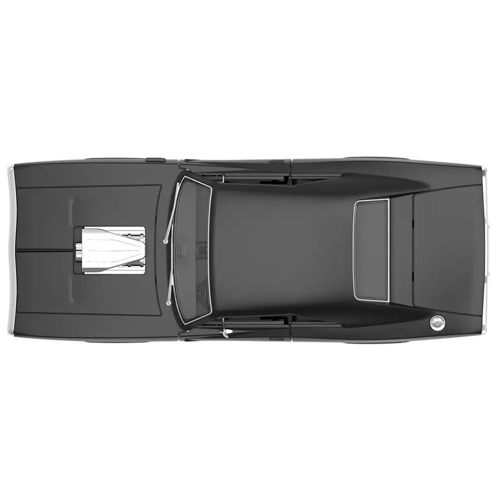 Машинка на радіокеруванні Dodge Charger R/T With Engine version Rastar 99070 black 1:16