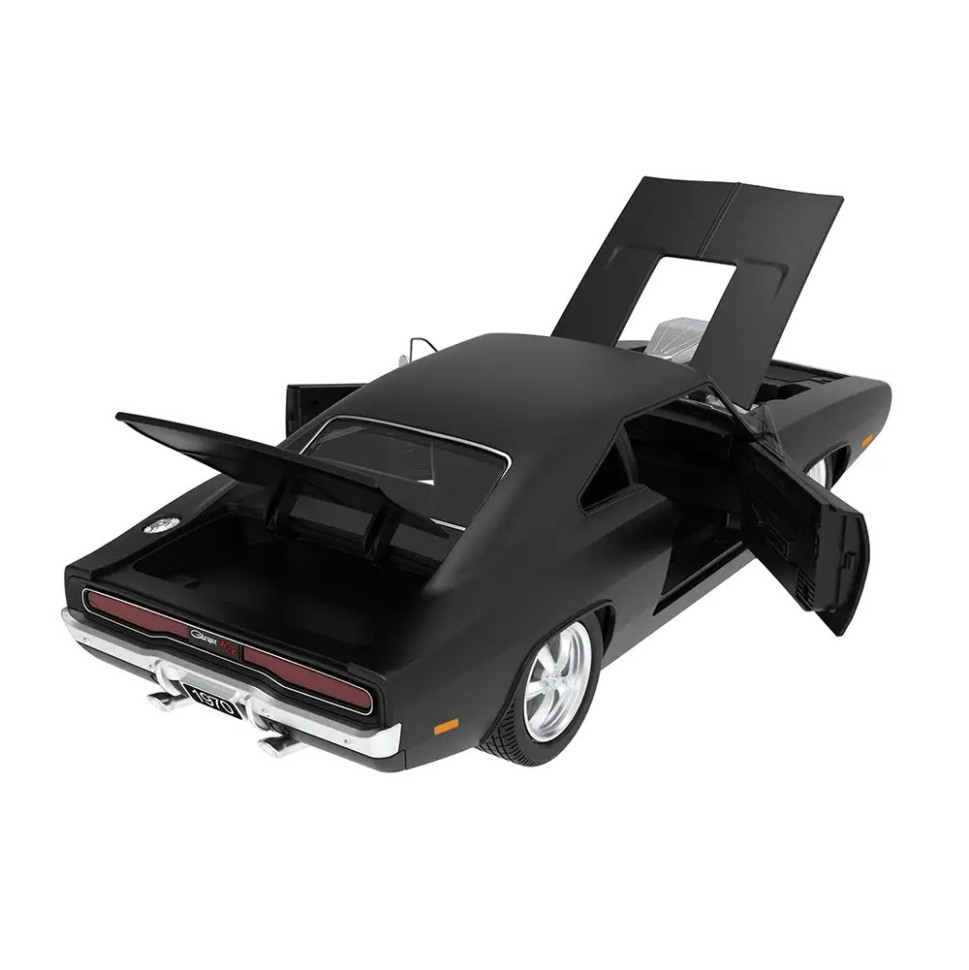 Машинка на радіокеруванні Dodge Charger R/T With Engine version Rastar 99070 black 1:16