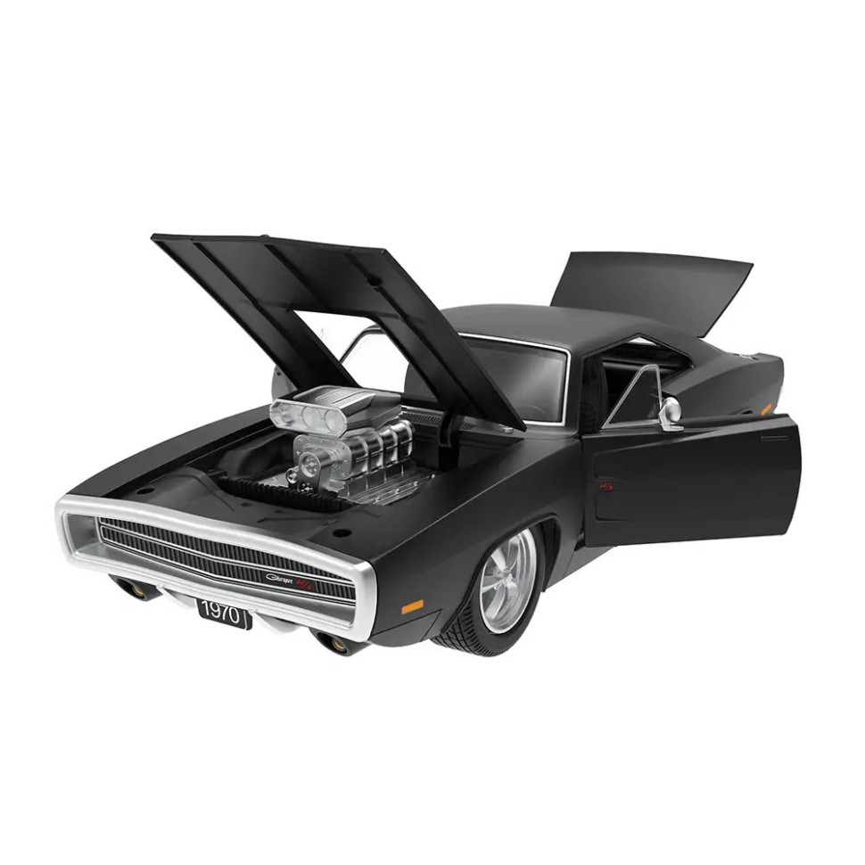 Машинка на радіокеруванні Dodge Charger R/T With Engine version Rastar 99070 black 1:16