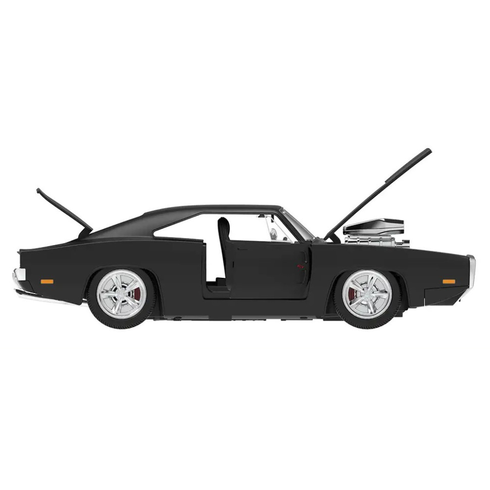 Машинка на радіокеруванні Dodge Charger R/T With Engine version Rastar 99070 black 1:16