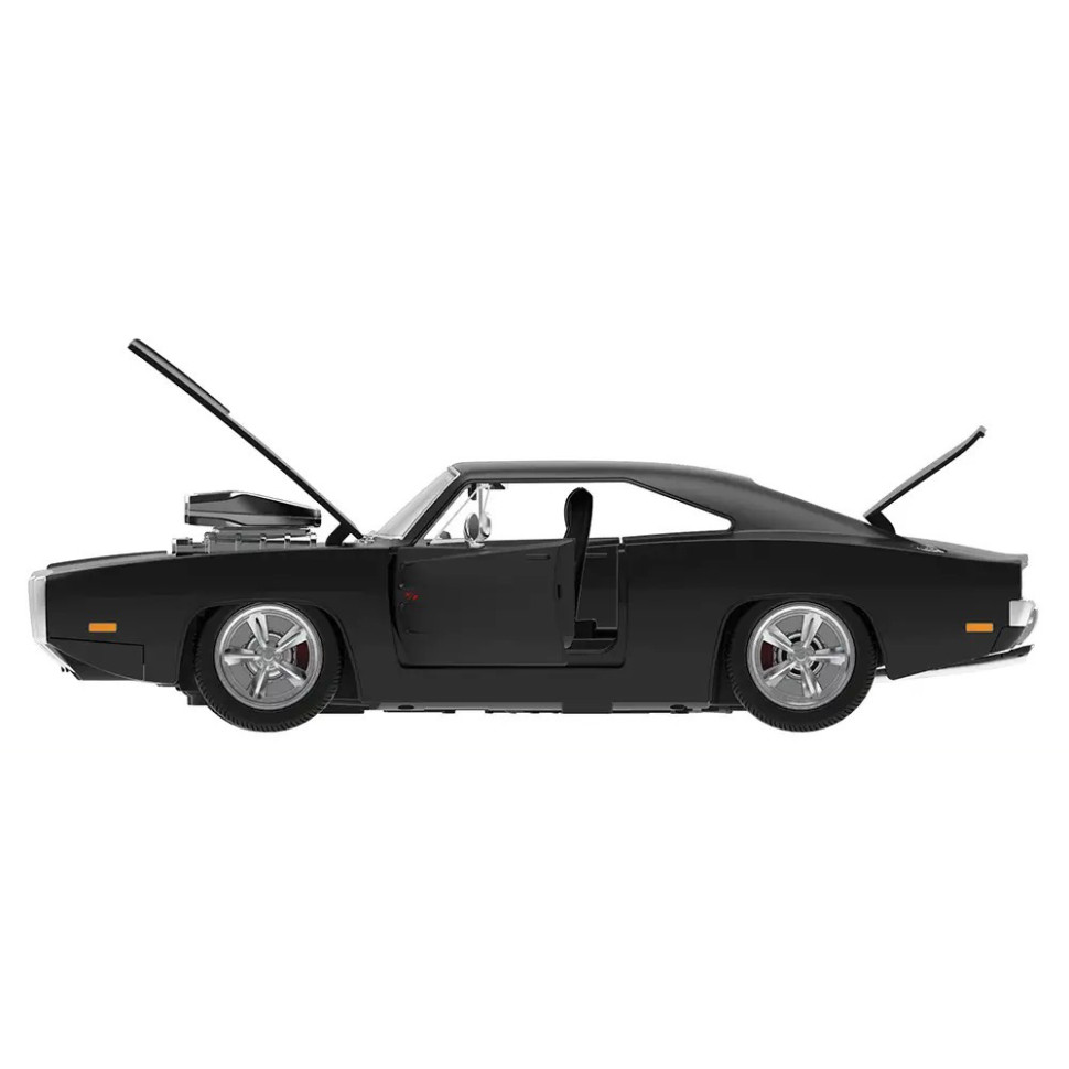 Машинка на радіокеруванні Dodge Charger R/T With Engine version Rastar 99070 black 1:16