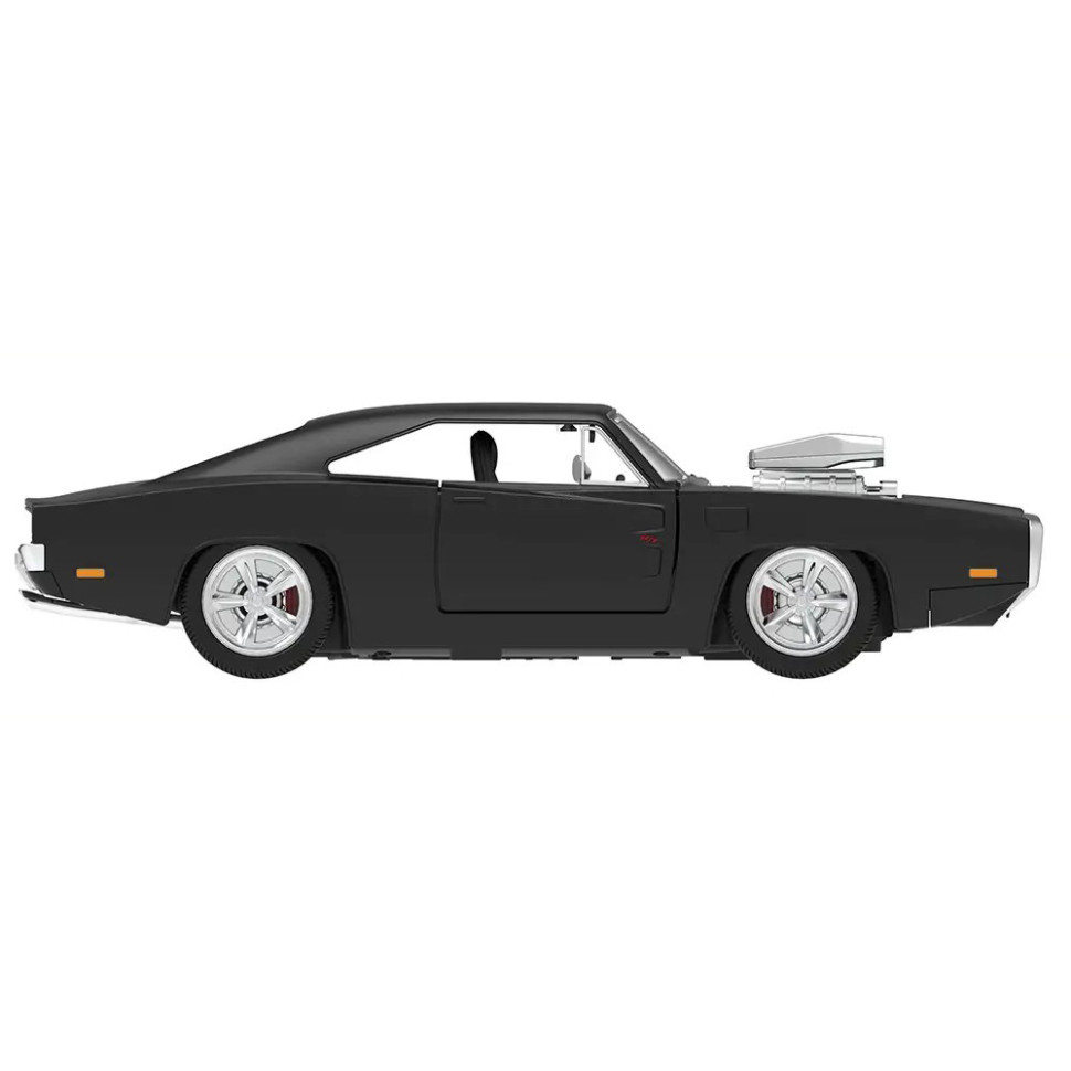 Машинка на радіокеруванні Dodge Charger R/T With Engine version Rastar 99070 black 1:16