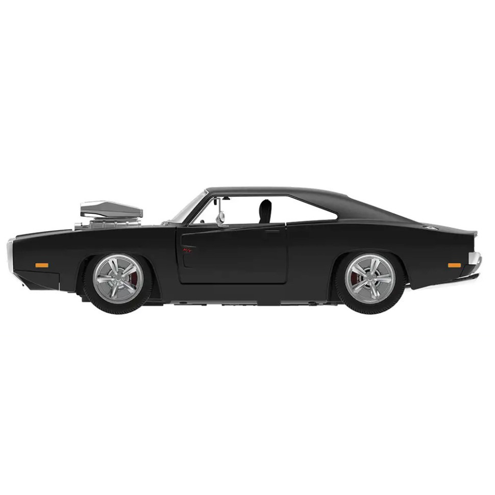 Машинка на радіокеруванні Dodge Charger R/T With Engine version Rastar 99070 black 1:16