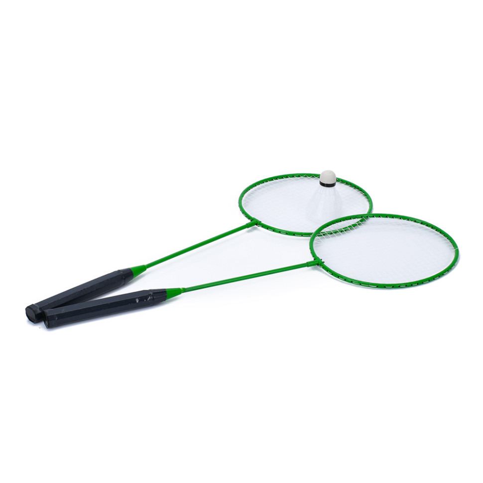 Бадминтон железный Bambi MS 0755(Green) ракетки 2 шт, волан, 64,5-20,5 см