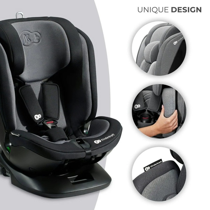 Автокрісло дитяче Xpedition 2 Kinderkraft KCXPED02BLK0000 i-Size, чорний
