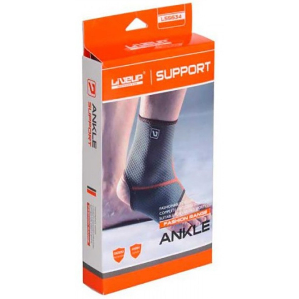 Фіксатор щиколотки ANKLE SUPPORT LiveUp LS5634-SM, S/M