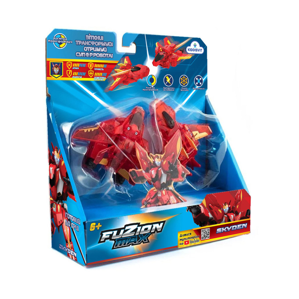 Игровой набор самолетов-трансформеров FUZION MAX - Скайден 54001