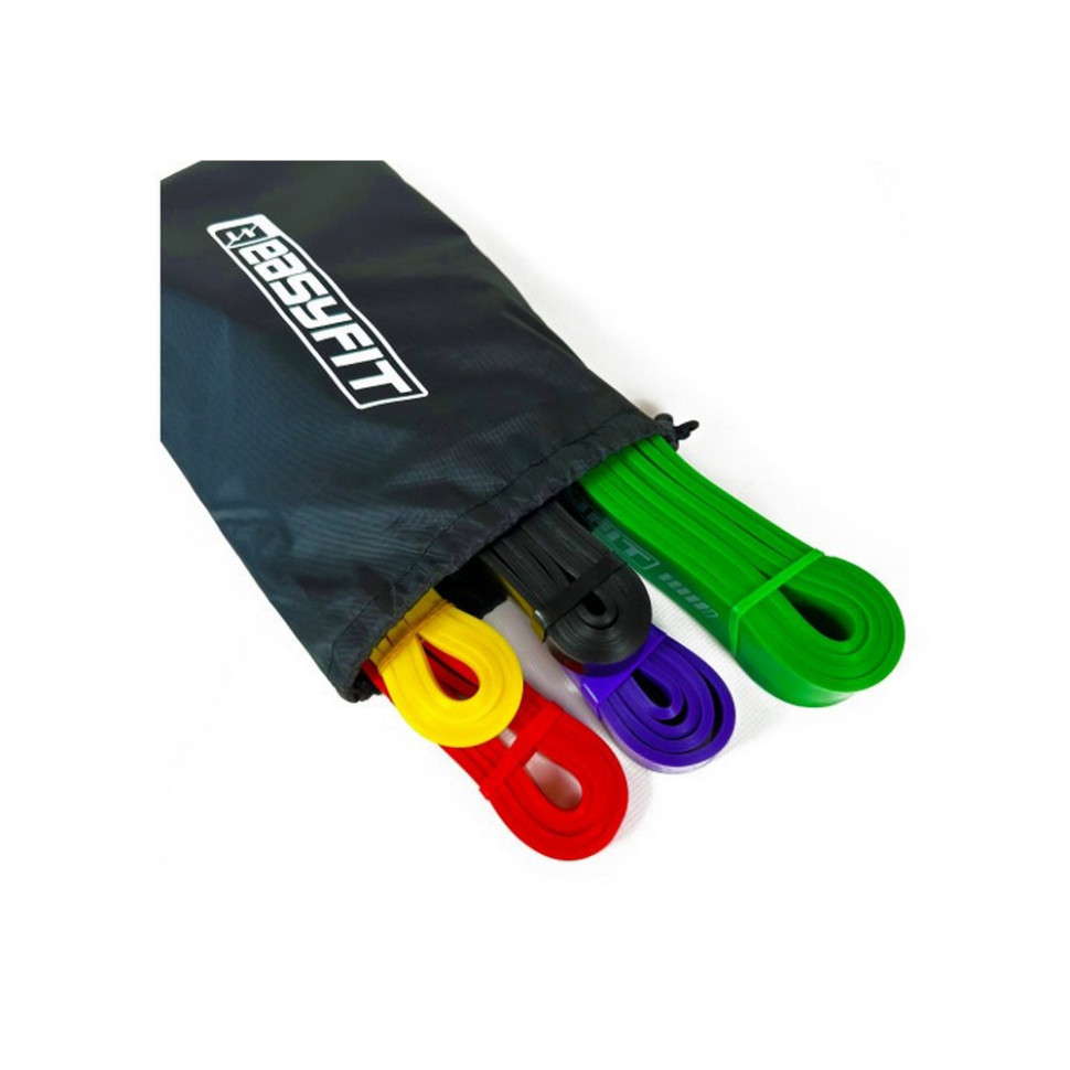 Набор резиновых петель EasyFit EF-1655s 1-65 кг 5 штук