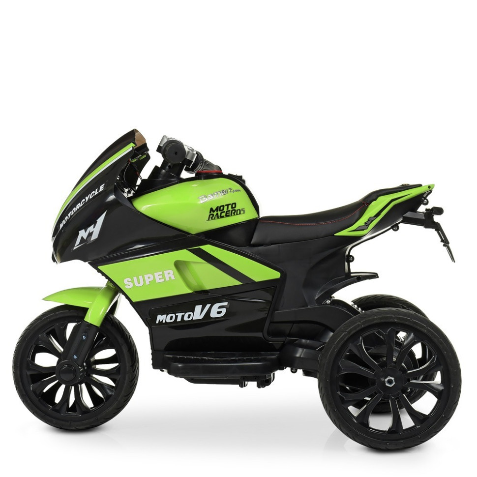 Дитячий електромобіль Мотоцикл Bambi Racer M 4135EL-5, 2мотор25W, 2аккум6V5AH, MP3, свет.кол.EVA, муз, світло