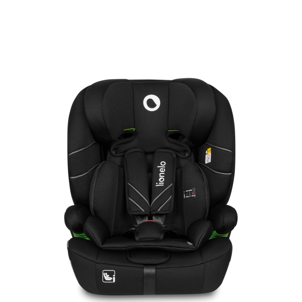 Дитяче автокрісло LEVI ONE Lionelo 77574687 I-SIZE, BLACK CARBON