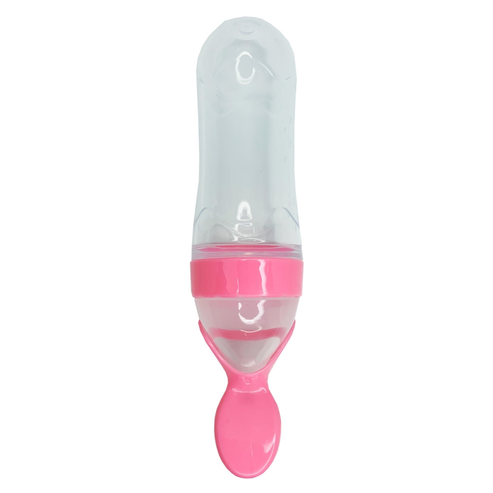 Ложка-контейнер для першого прикорму Mega Zayka MGZ-0112(Pink) 90 мл