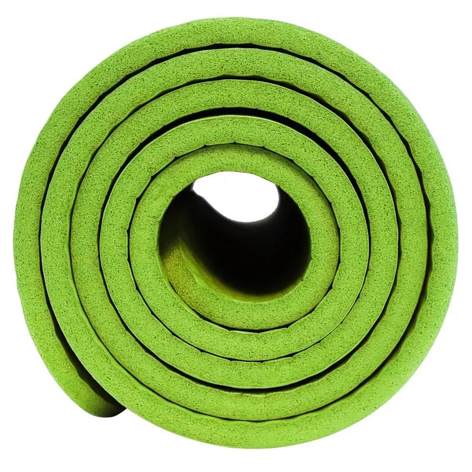 Коврик (мат) спортивный для йоги и фитнеса SportVida SV-HK0248 NBR 180 x 60 x 1 см, Green