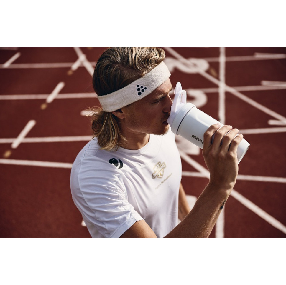 Шейкер спортивный Reforce Stainless Steel SmartShake 11150203 White 900 мл