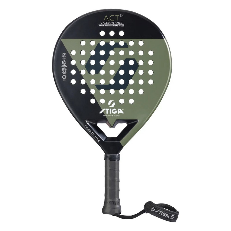 Ракетка для падел тенниса Racket ACT Stiga 931518 Black/Olive Green