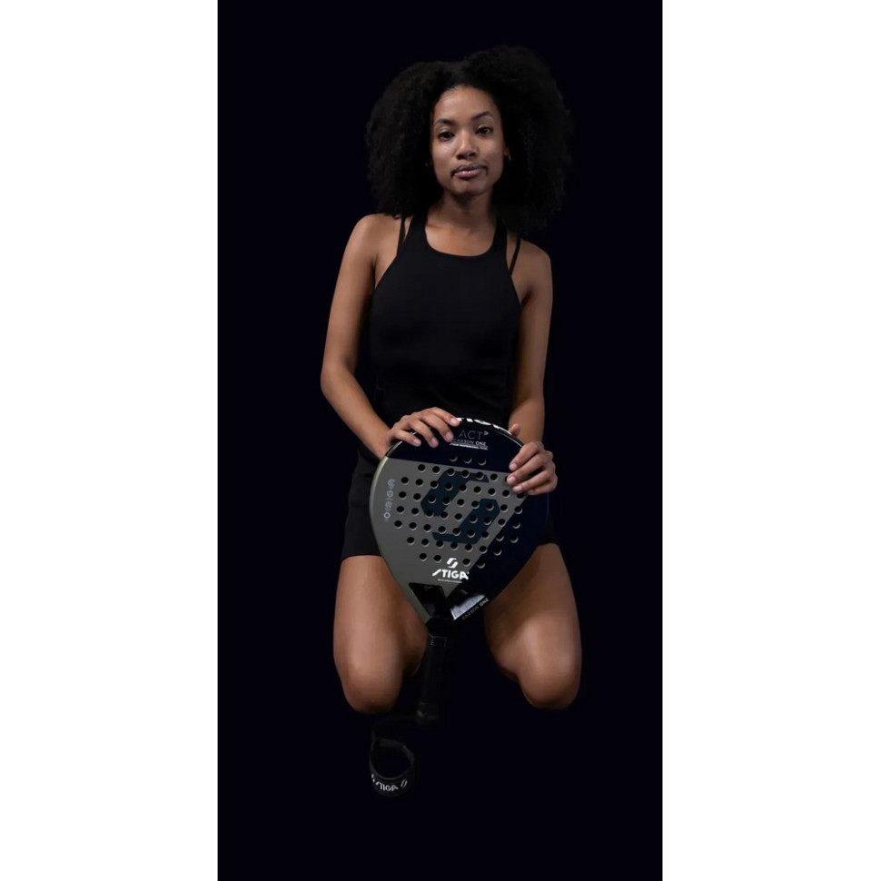 Ракетка для падел тенниса Racket ACT Stiga 931518 Black/Olive Green