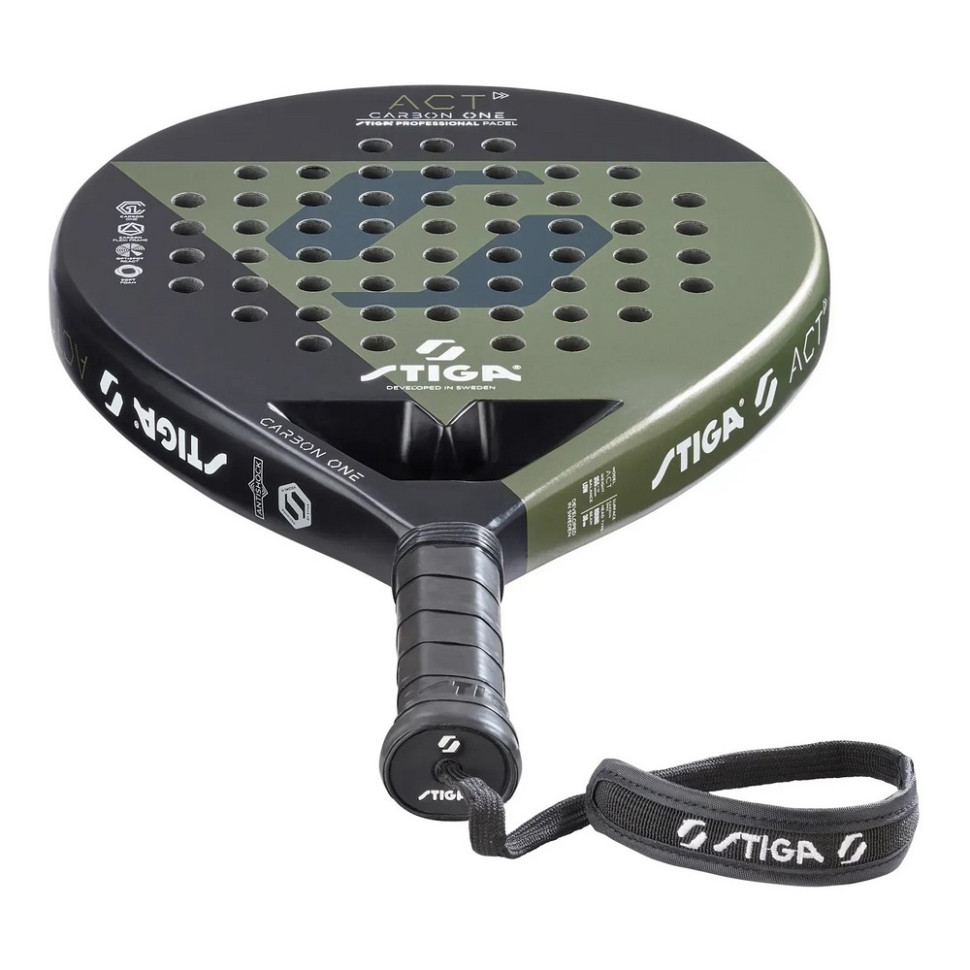 Ракетка для падел тенниса Racket ACT Stiga 931518 Black/Olive Green
