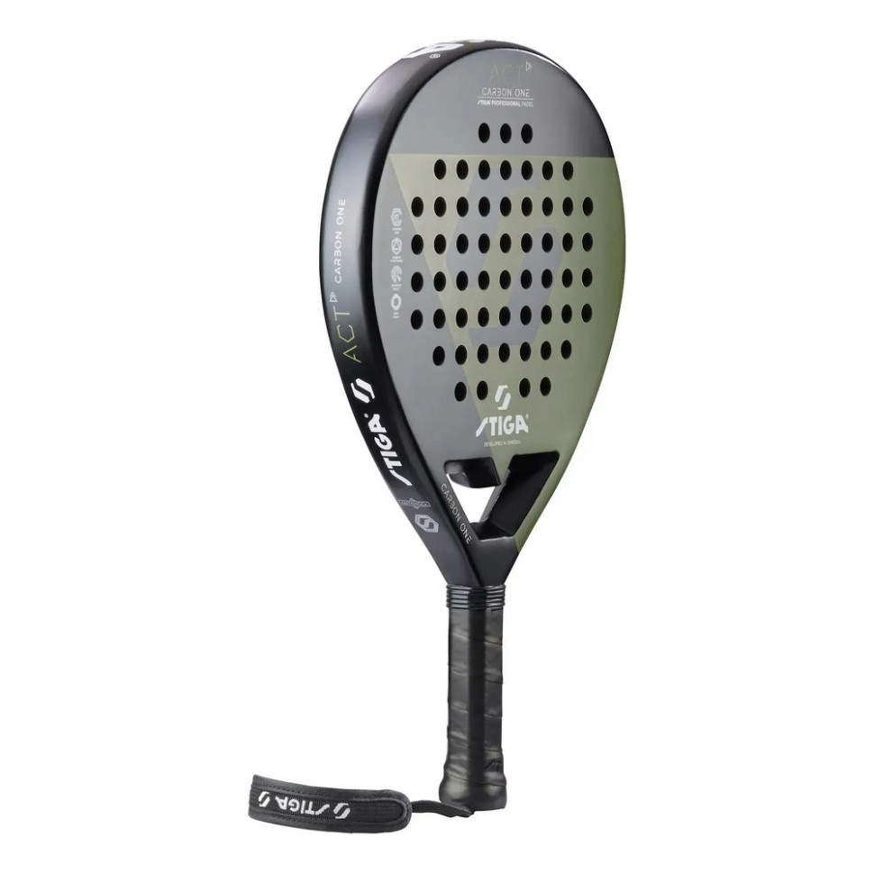 Ракетка для падел тенниса Racket ACT Stiga 931518 Black/Olive Green