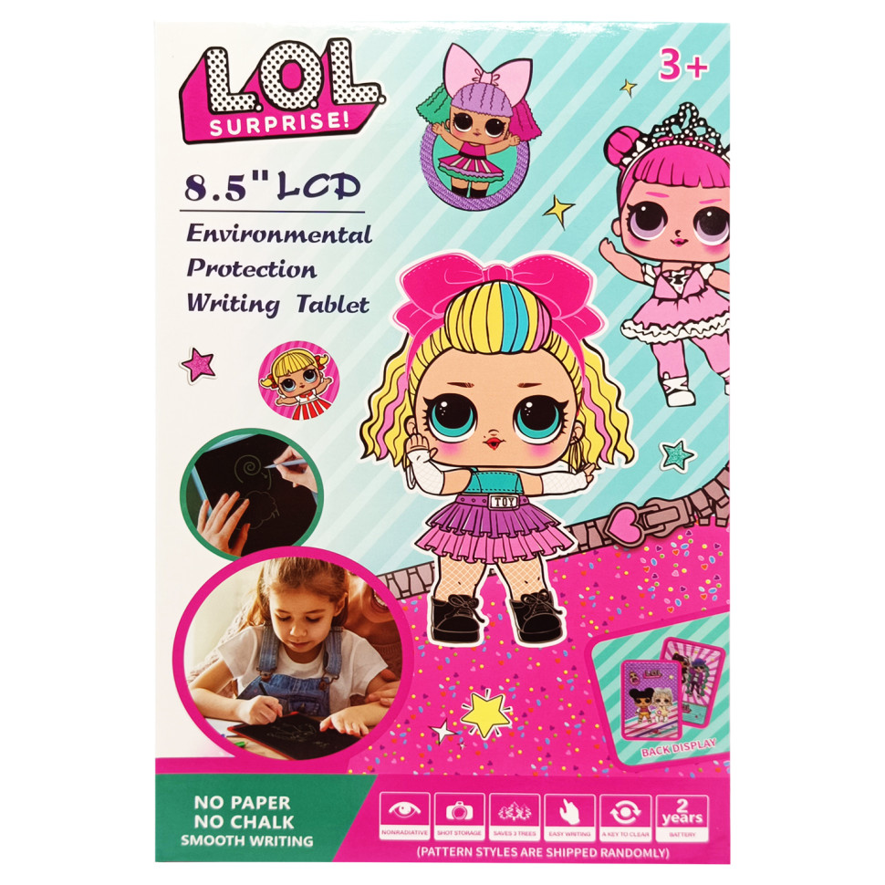 Детский игровой планшет для рисования LCD экран 