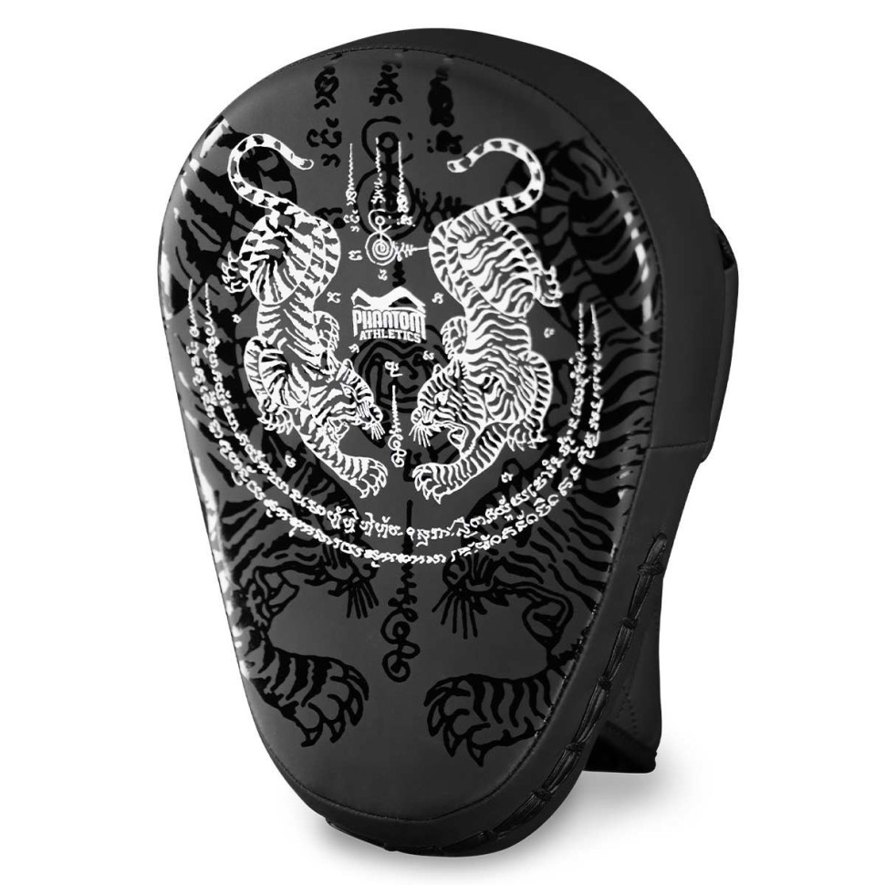 Лапи боксерські Muay Thai Phantom PHPAD2737 Black, високоякісний поліуретан