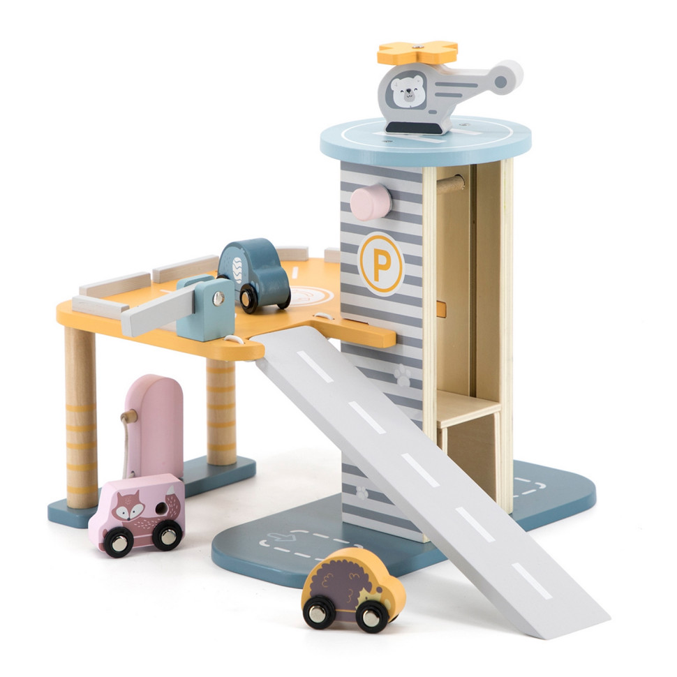 Ігровий набір Паркінг Viga Toys PolarB 44029 дерев'яний