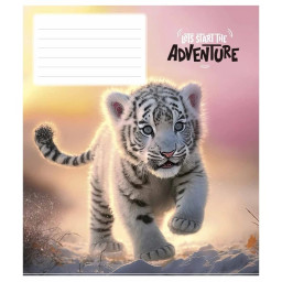 Тетрадь ученическая "Adventure" Школярик 018-3291L-5 в линию, 18 листов