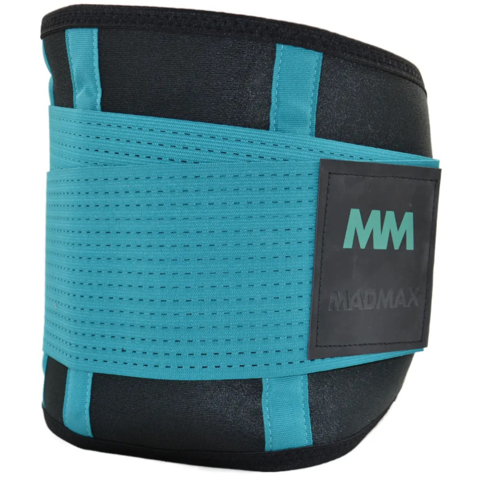Пояс компрессионный Slimming belt MadMax MFA-277-TRQ_S Black/turquoise S