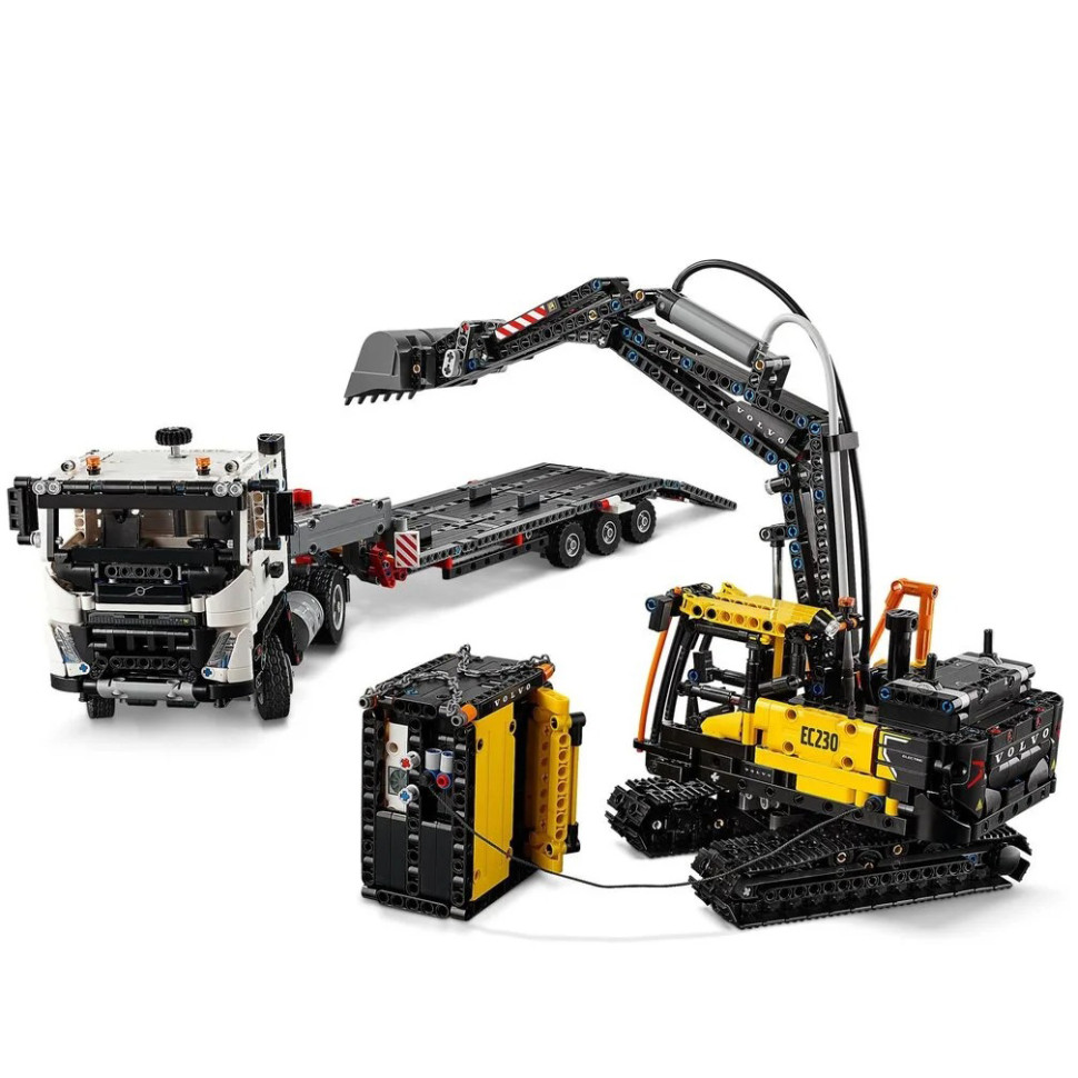 Конструктор LEGO Technic Вантажівка Volvo FMX і Електричний екскаватор EC230 42175, 2274 деталей
