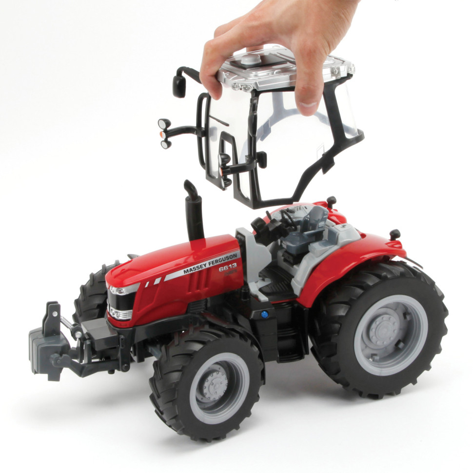 Модель Трактор Massey Ferguson Big Farm 43078B свет и звук, масштаб 1:16