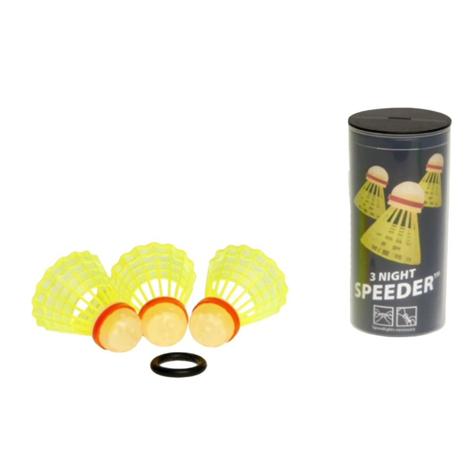 Набір воланів для швидкісного бадмінтону Tube Nightpack Set Speedminton 400224 у тубусі