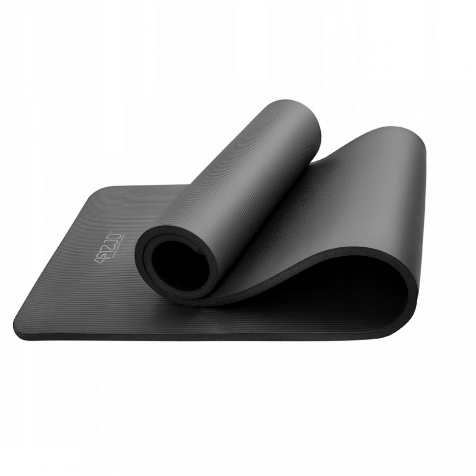 Килимок для йоги та фітнесу 4FIZJO 4FJ0015 NBR 180 x 60 x 1 см, Black
