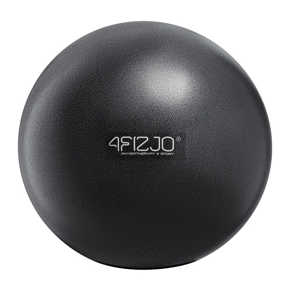 М'яч для пілатесу, йоги, реабілітації 4FIZJO 4FJ0139, 22 см, Black
